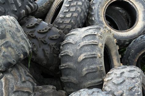 Old Used Industrial Tires Stock Photo Image Of Tire 95463030