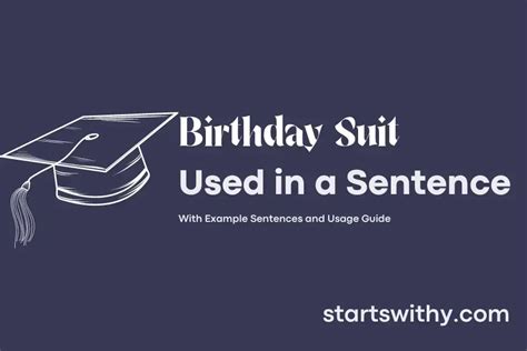 Birthday Suit In A Sentence Examples 21 Ways To Use Birthday Suit