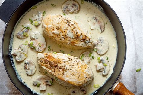 Creamy Chicken And Mushroom Skillet — Eatwell101