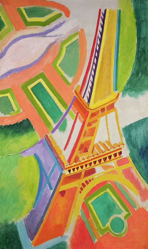 Eiffel Tower 1924 Painting By Robert Delaunay Pixels Merch