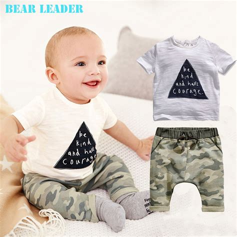 Bear Leader 2017 Kids Boys Summer Style Infant Clothes