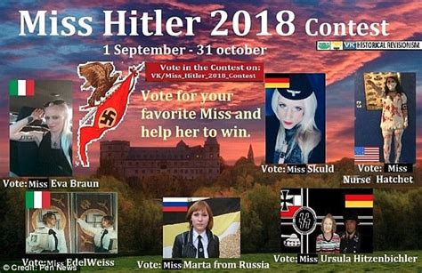 Miss Hitler Beauty Pageant Winner Was Among 19 People Arrested Daily