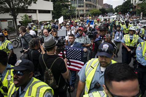 Police Credit Massive Response To White Supremacist Rally In D C With