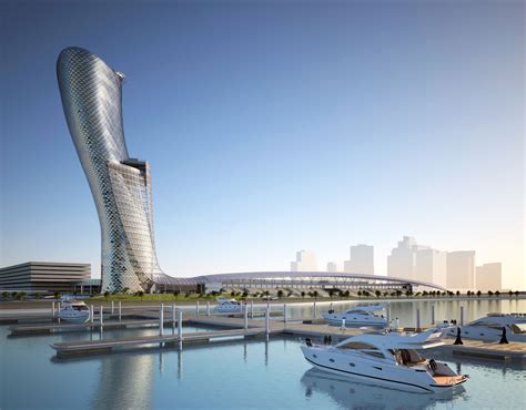 Leaning Building Of Abu Dhabi Capital Gate Hyatt Hotel Photos