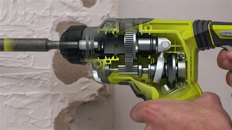 During its operation, the hammer drill rotates normally like a drill and at the same time has a forward and backward hammer drills are available in both corded and cordless form. Ryobi ONE+ R18SDS-2BC13 18V Cordless SDS+ Rotary Hammer ...