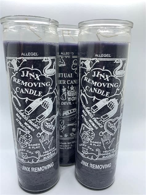 Jinx Removing Candle 1 Each Etsy