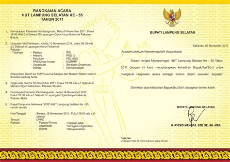 Contoh surat undangan lengkap dengan segala keterangannya. Afrora Desain: Undangan Kalianda Fair