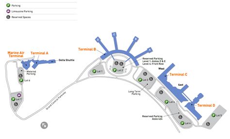 Lga Airport Terminal Map