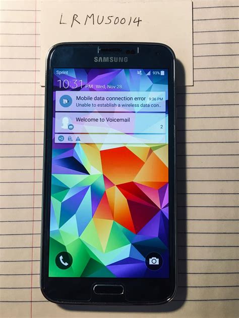 Samsung Galaxy S5 Sprint Blue 16gb Sm G900p Lrmu50014 Swappa