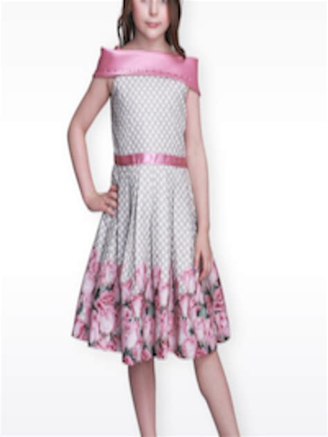 Buy Cutecumber Girls Grey Printed A Line Dress Dresses For Girls 5589690 Myntra
