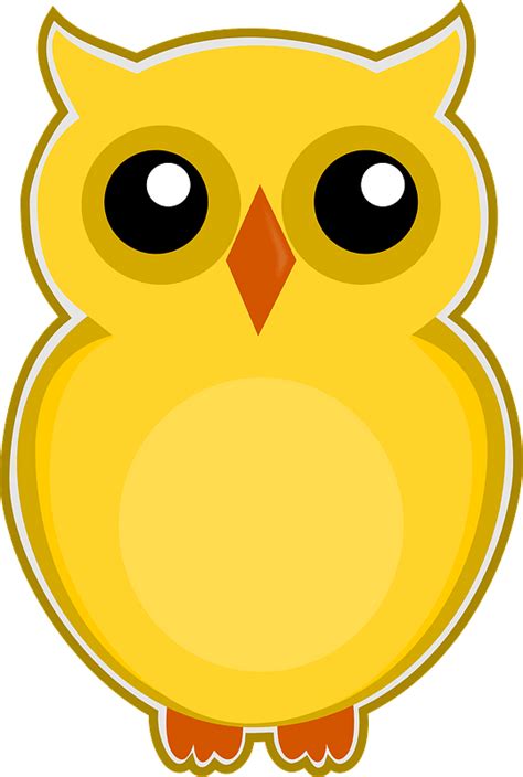 Yellow Owl Clipart Free Download Transparent Png Creazilla
