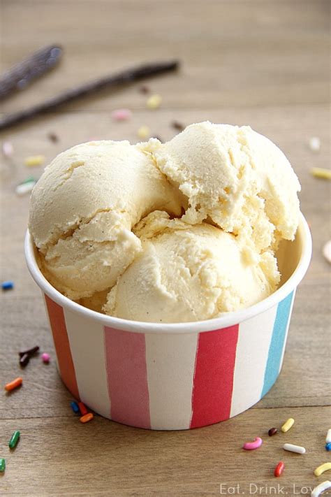 Sugar 2 (13 oz.) cans evaporated milk 2 to 3 tbsp. Low-Fat Vanilla Bean Ice Cream - Eat. Drink. Love.