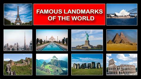 Top 10 Most Famous Landmarks In The World Famous Landmarks In The