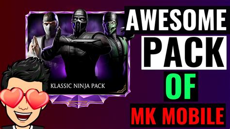 Mk Mobile Klassic Ninja Pack Opening Amazing Pack Of Mk Mobile Youtube