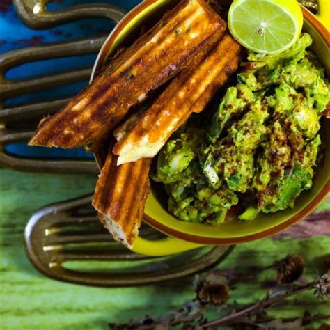 3 Cheese Churros With Guacamole In A Bowl Food Processor