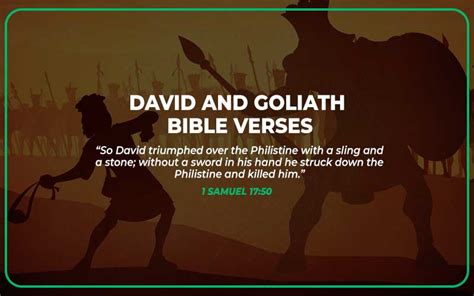 27 David And Goliath Bible Verses Scripture Savvy