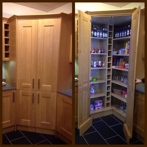 Concealed Walk In Pantry With Led Lights This Would Be Great But It
