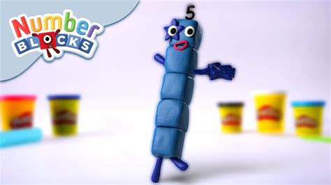 Numberblocks Number Five Play Doh Youtube