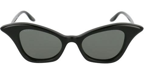 Gucci Cat Eye Frame Sunglasses In Black Lyst