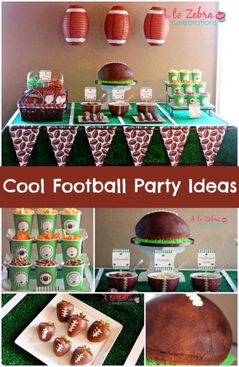 Score the winning touchdown in no seconds flat with a football favor pack and printed favor bags. Football Birthday Party for Boys of Any Age - Spaceships ...