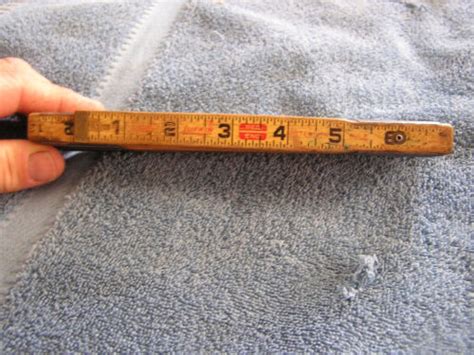 Vintage Lufkin 72 Inch Fold Up Ruler Ebay
