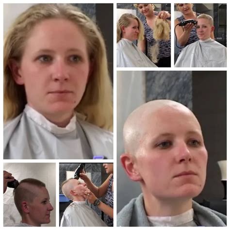 Pin By Kristi Barber On Before And After Bald Head Women Women Haircuts Long Shaved Head Women