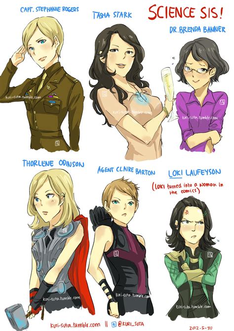 Avengers Genderbend By Christasyd On Deviantart