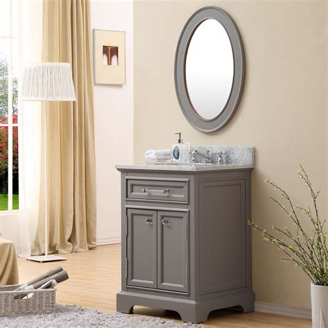 Inch Traditional Bathroom Vanity Gray Finish