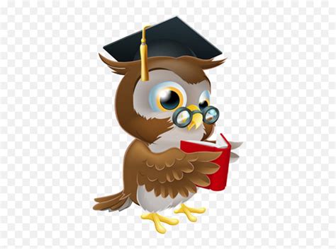 Cute Owls Clip Art Teacher Owl School 600x600 Png Cute Wise Owl