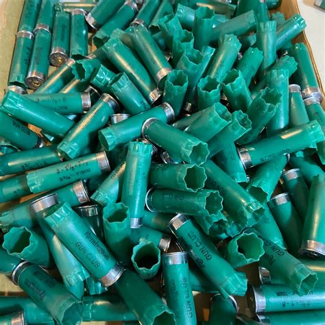Green Remington Gun Club 12 Gauge Empty Used Shotgun Shells Craft
