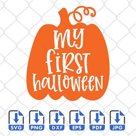 My First Halloween Svg And Cut Files For Crafters Digital Etsy