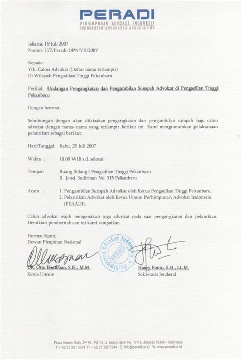 25 Contoh Surat Permohonan Magang Kerja Mahasiswa Contoh Surat