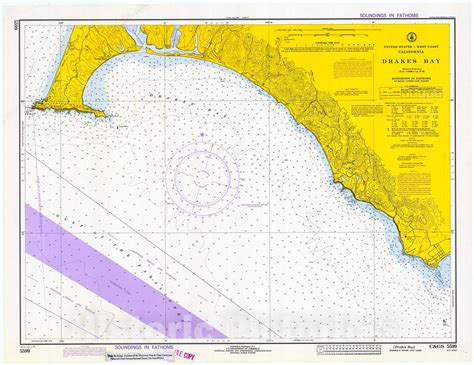 Historic Nautical Map Drakes Bay 1973 Noaa Chart California Ca