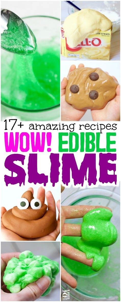 Huge List Of Awesome Edible Slime Recipes For Kids Of All Ages Made