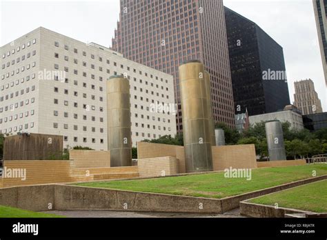 Tranquility Park, Houston, Texas Stock Photo - Alamy