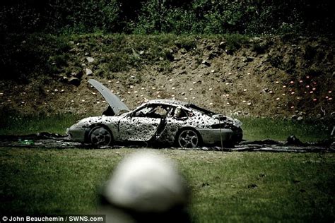 Thats One Way To Kill The Engine The 100000 Porsche Used For Target