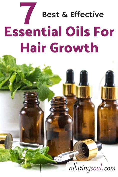 7 Best Essential Oils For Hair Growth You Need To Know Alluring Soul