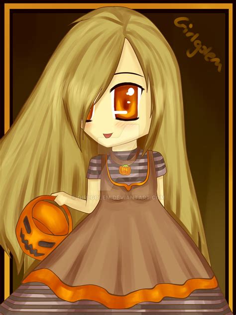 Halloween Chibi By Girlgolem On Deviantart