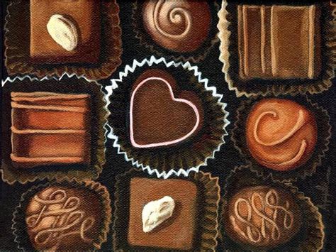 Valentine Chocolates Sweetsrealistic Still Life Paintingoriginal