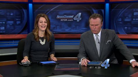 Watch Anchors Priceless Reactions To Holiday Video Oklahoma City
