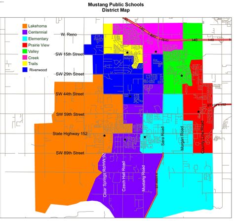 Mustang Ok District Map Mustang Public Schools