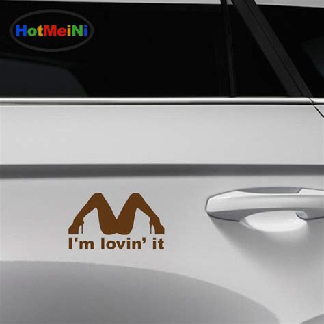 2021 Wholesale Car Stylings Im Lovin It Spread Legs Vinyl Car Sticker Funny Hot Girl Stripper