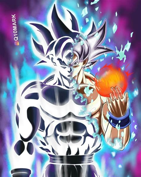 His voice also has an echo added to it in this form. Goku mastered Ultra Instinct first appearance | Dragon ball wallpapers, Anime dragon ball super ...