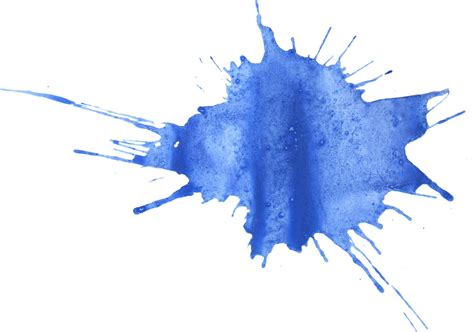 Blue Watercolor Splatter Png Transparent Onlygfx Com
