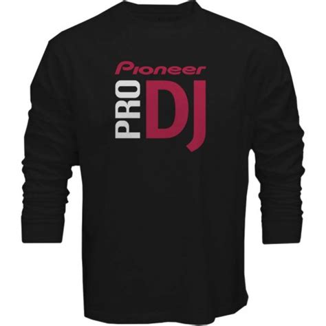 T Shirt Pioneer Pro Dj Sound Music Cars Audio System Mens Long Sleeve Tee S Xl
