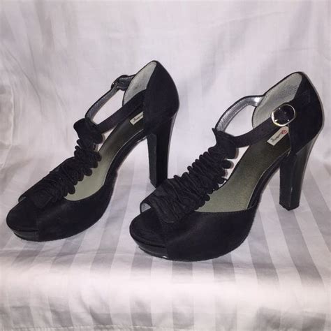 🍀 Black Suede High Heels Shoes Suede High Heels High Heel Shoes Heels