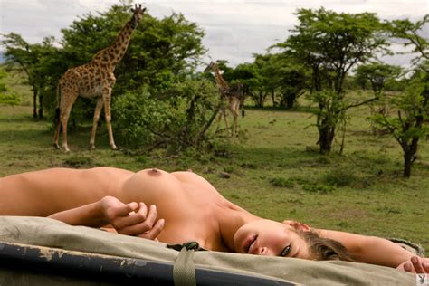 Playboy Supermodel Candice Boucher In Africa Nude