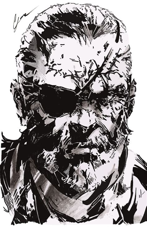 Big Boss Metal Gear Solid Art Prints By Leamartes Redbubble