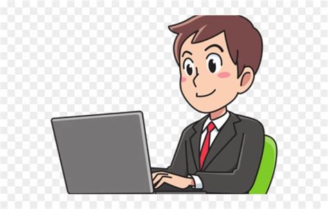 Secretary Clipart Hard Working Man At Work Clip Art Png Download