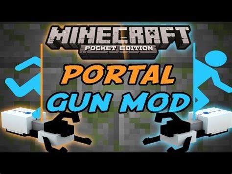 You can finally shoot portals beyond the xyz coords of the max shooting distance. PORTAL GUN! Minecraft PE: Mod ShowCase 0.8.1 - YouTube